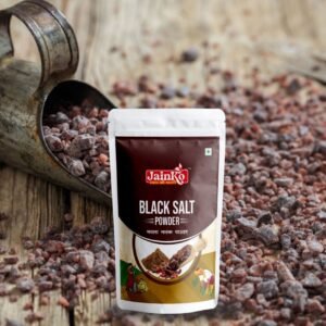 JainKo Black Salt Powder | Premium Quality Kala Namak | 99% Pure | Natural & Flavorful