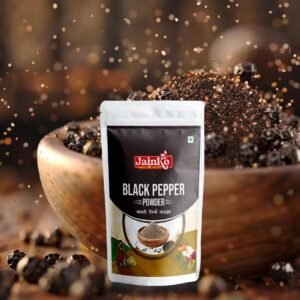 Jainko Black Pepper Powder – Premium Quality | 99% Pure | Fresh & Aromatic