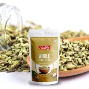 Jainko Whole Fennel Seeds (Saunf) – Premium Quality, Naturally Aromatic, 99% Pure